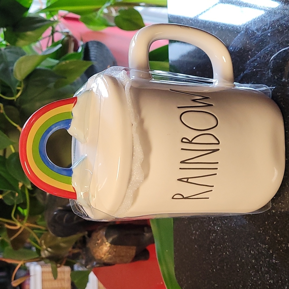 Rae Dunn Rainbow Mug w/Lid
